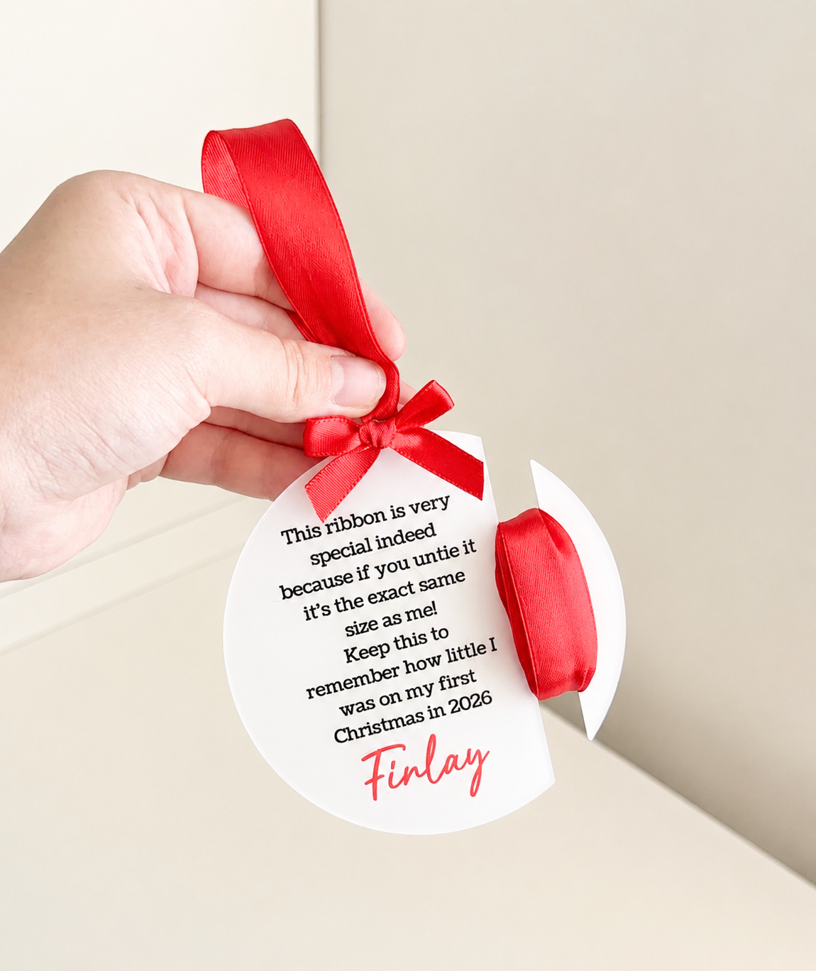 Child’s height Christmas decoration