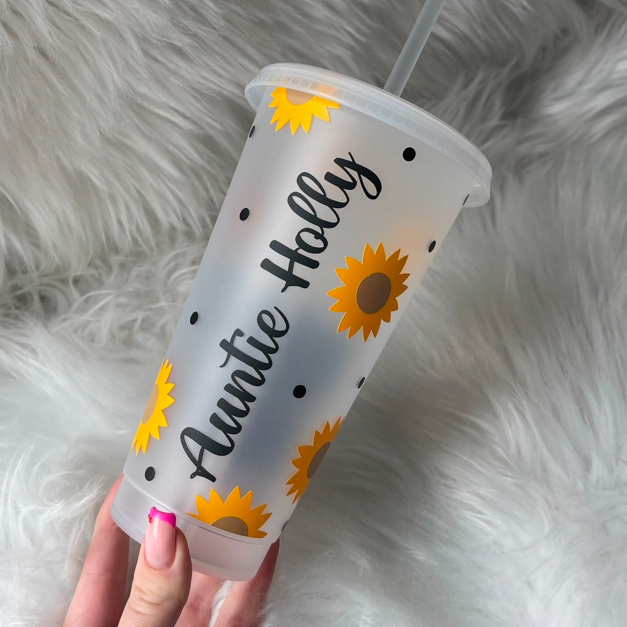 Highland cow cold cup