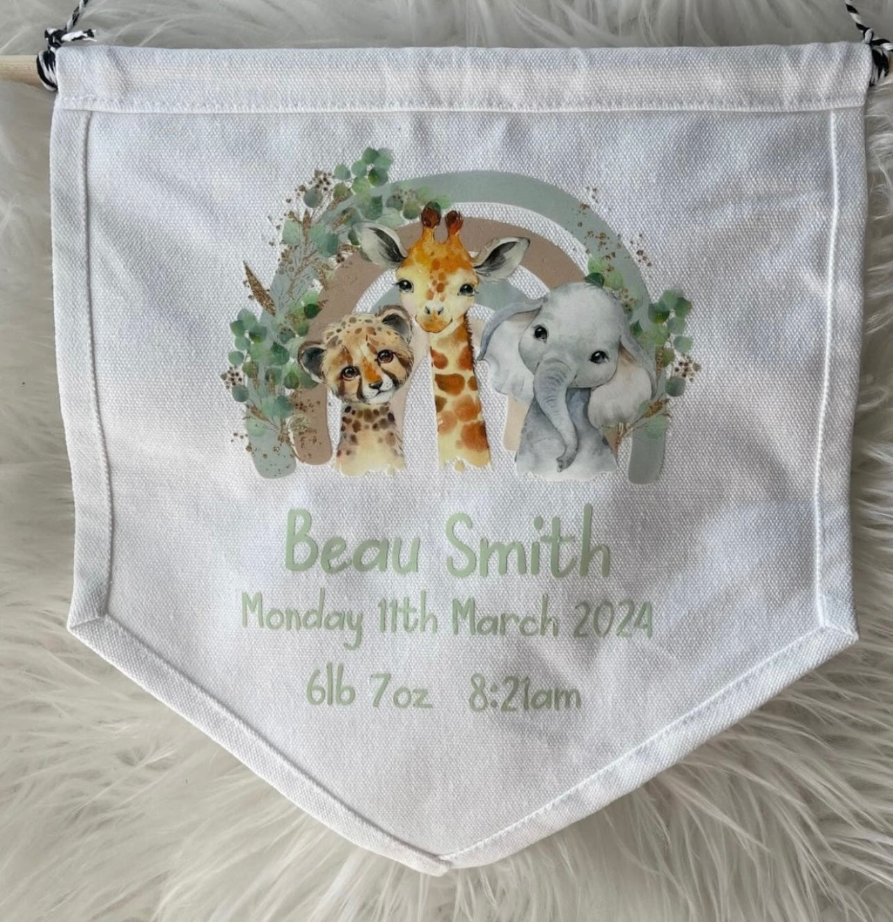 safari theme hanging pennant
