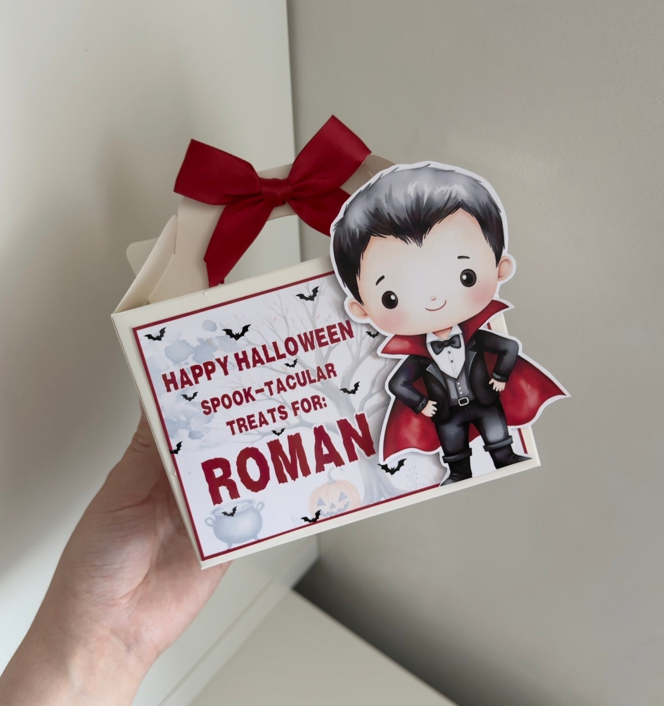 Latter / 3D Halloween spook-tacular treat box - filled or empty option available