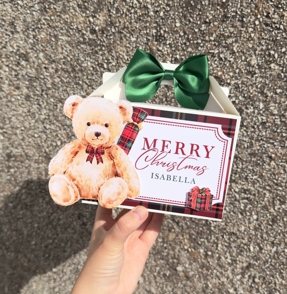 Teddy & Tartan Christmas Treat box