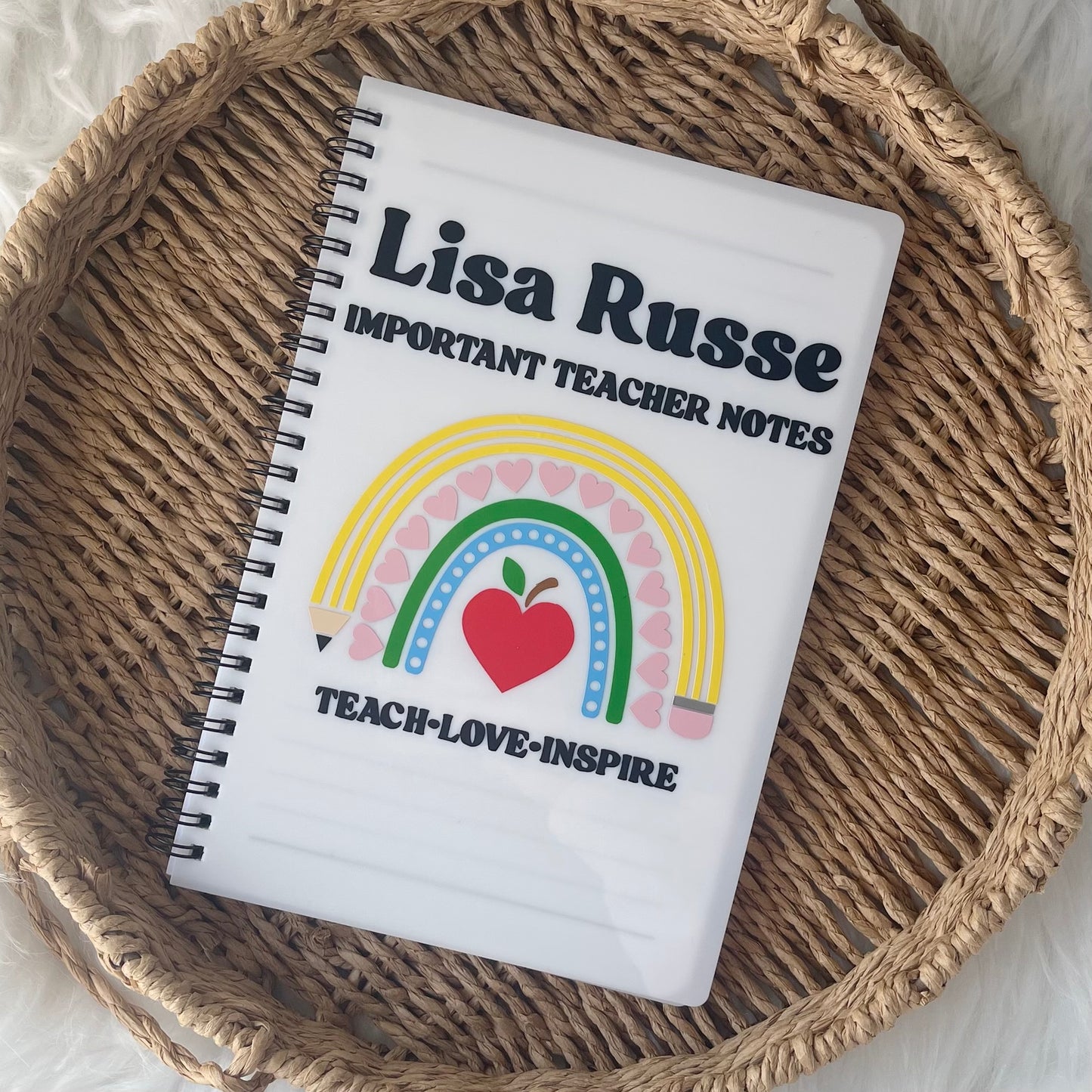 Important teacher notes - note book