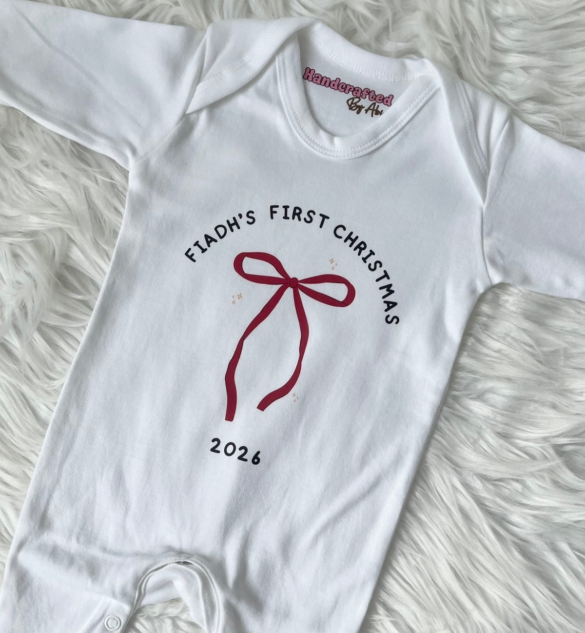 Bow theme Christmas Romper / bodysuit (Copy)