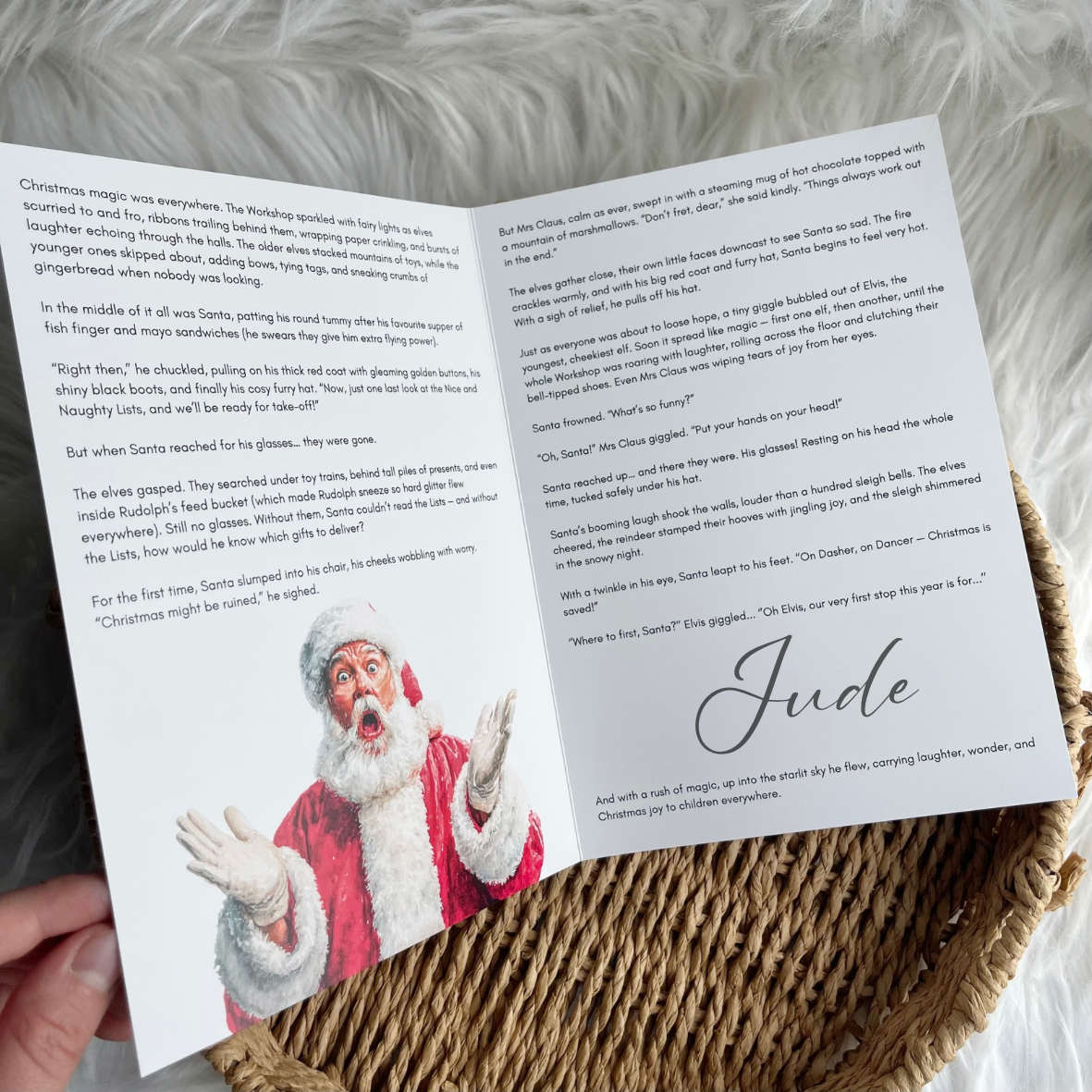 Santa’s Christmas Eve - story booklet