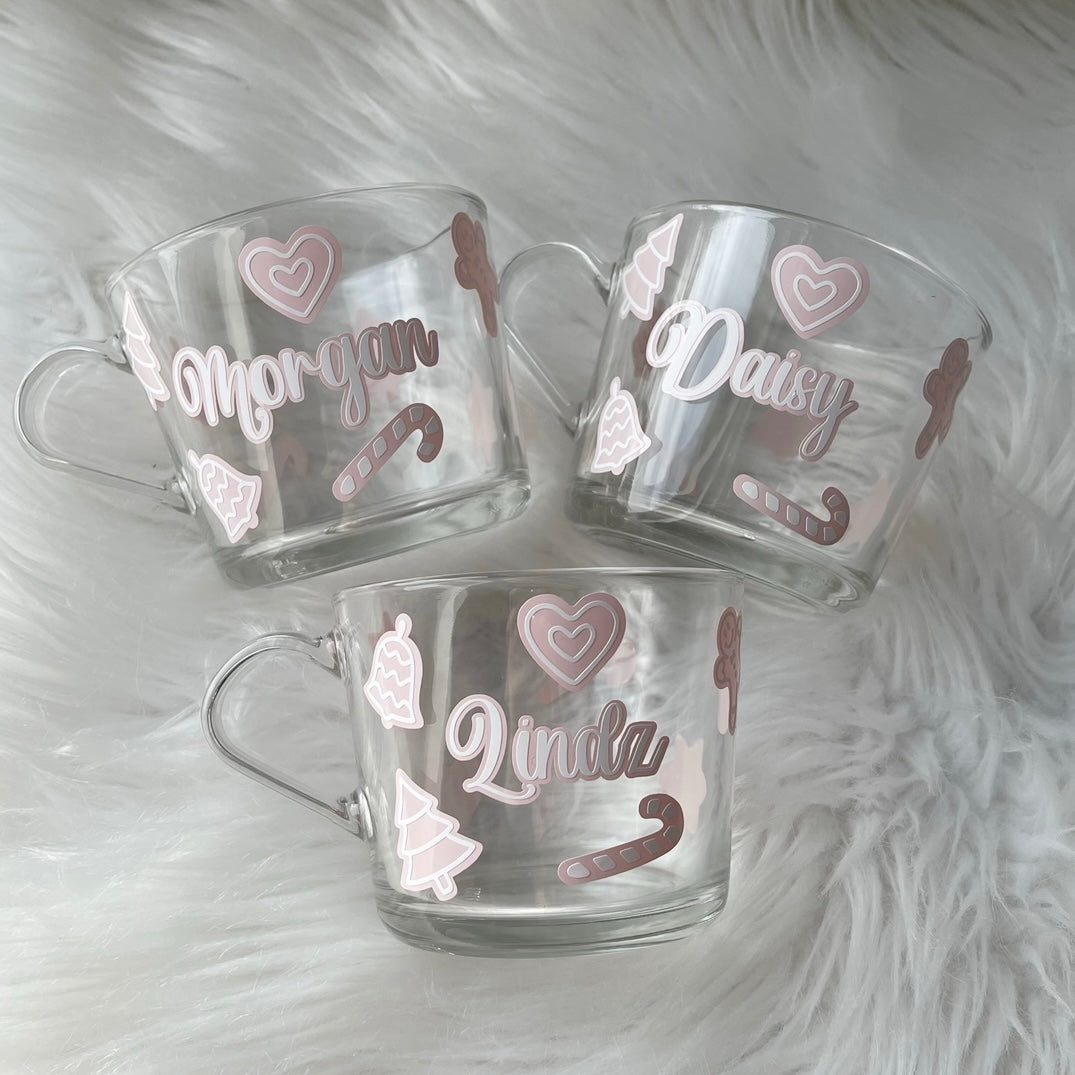 Pink Christmas cookies Mug