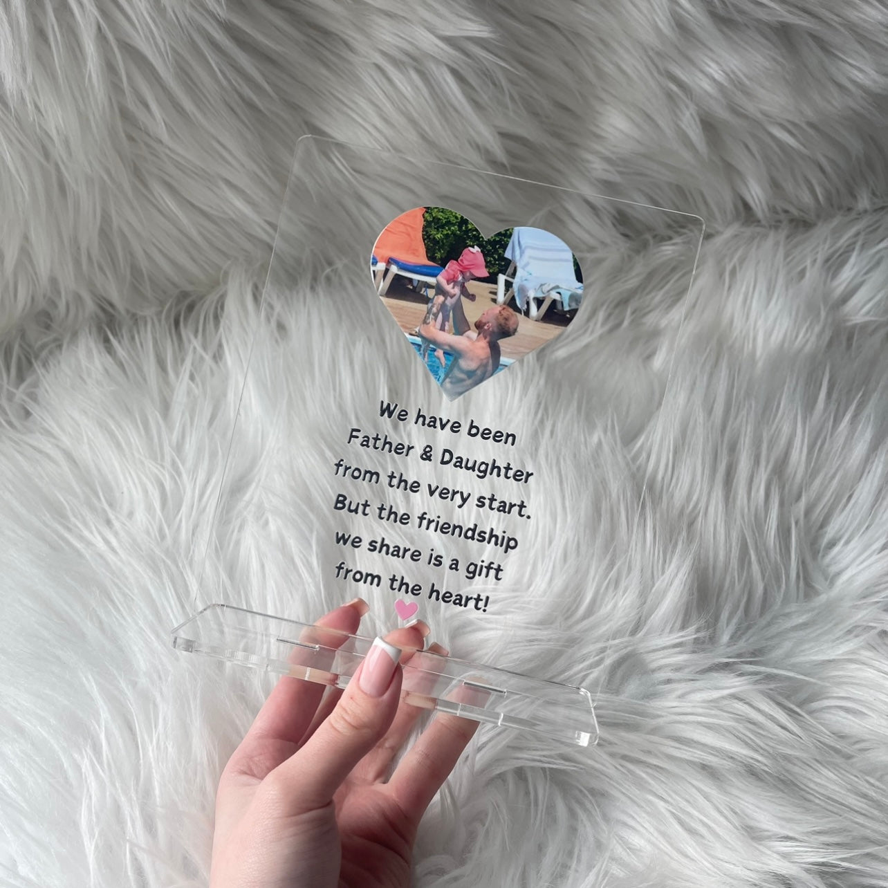 Father & Daughter acrylic plaque
