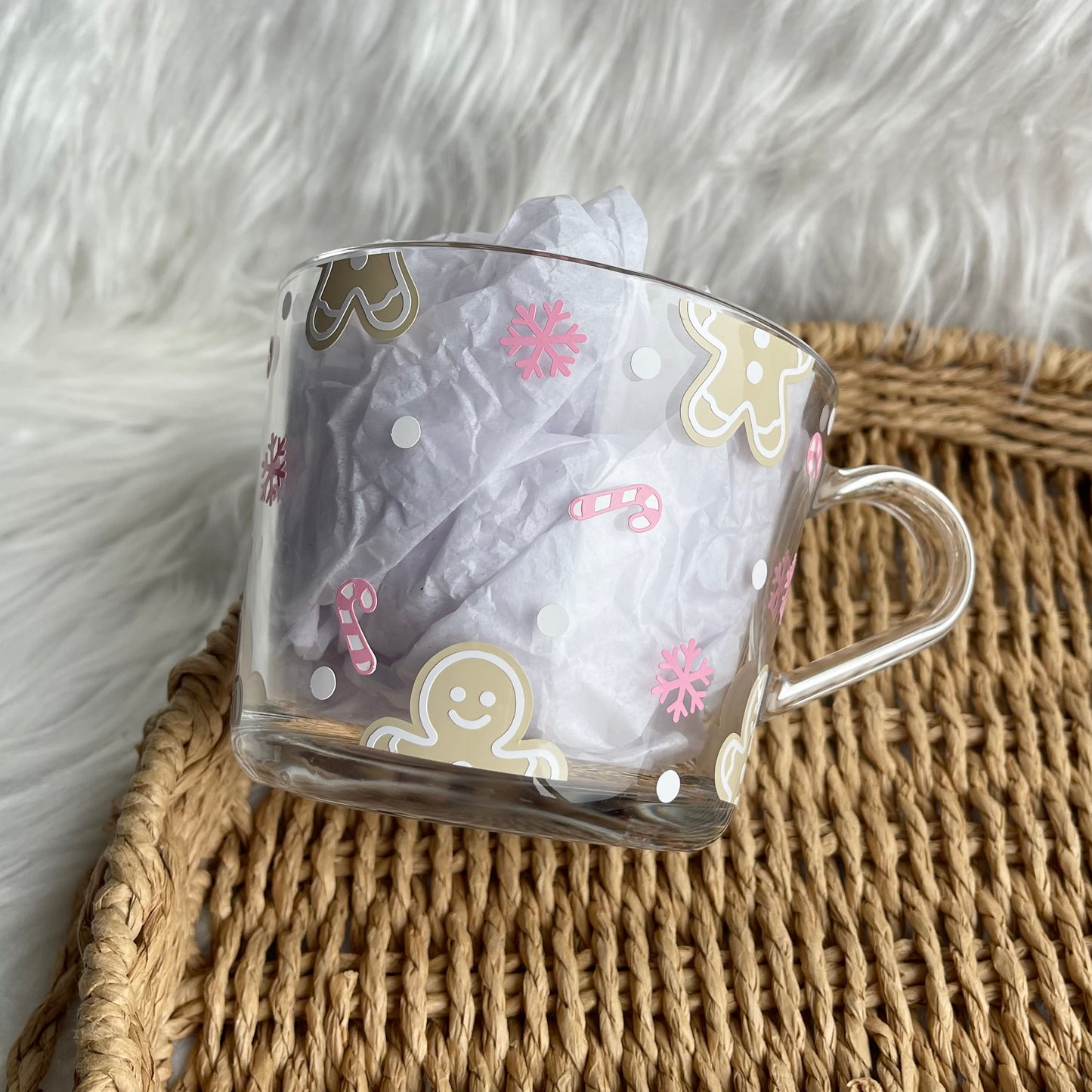 Pink Christmas Mug