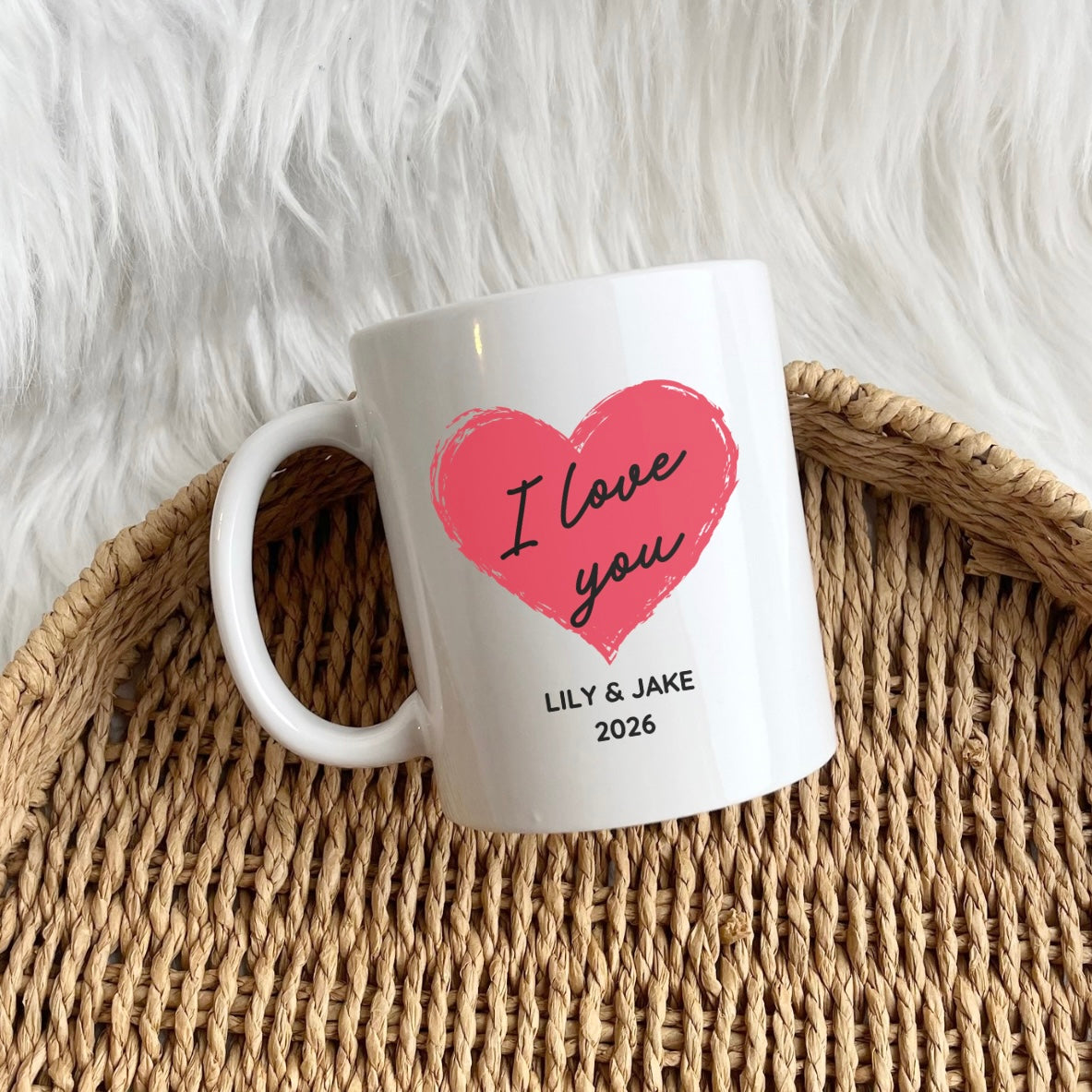 I love you Heart mug - mug