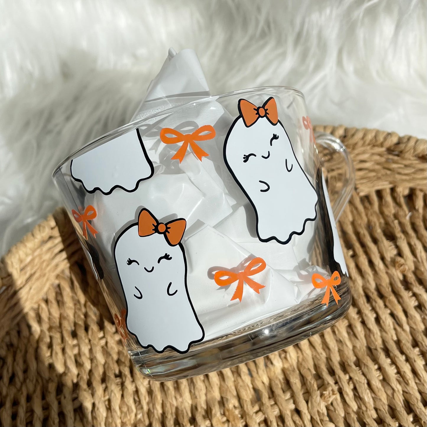 Ghost / Bow Halloween Mug