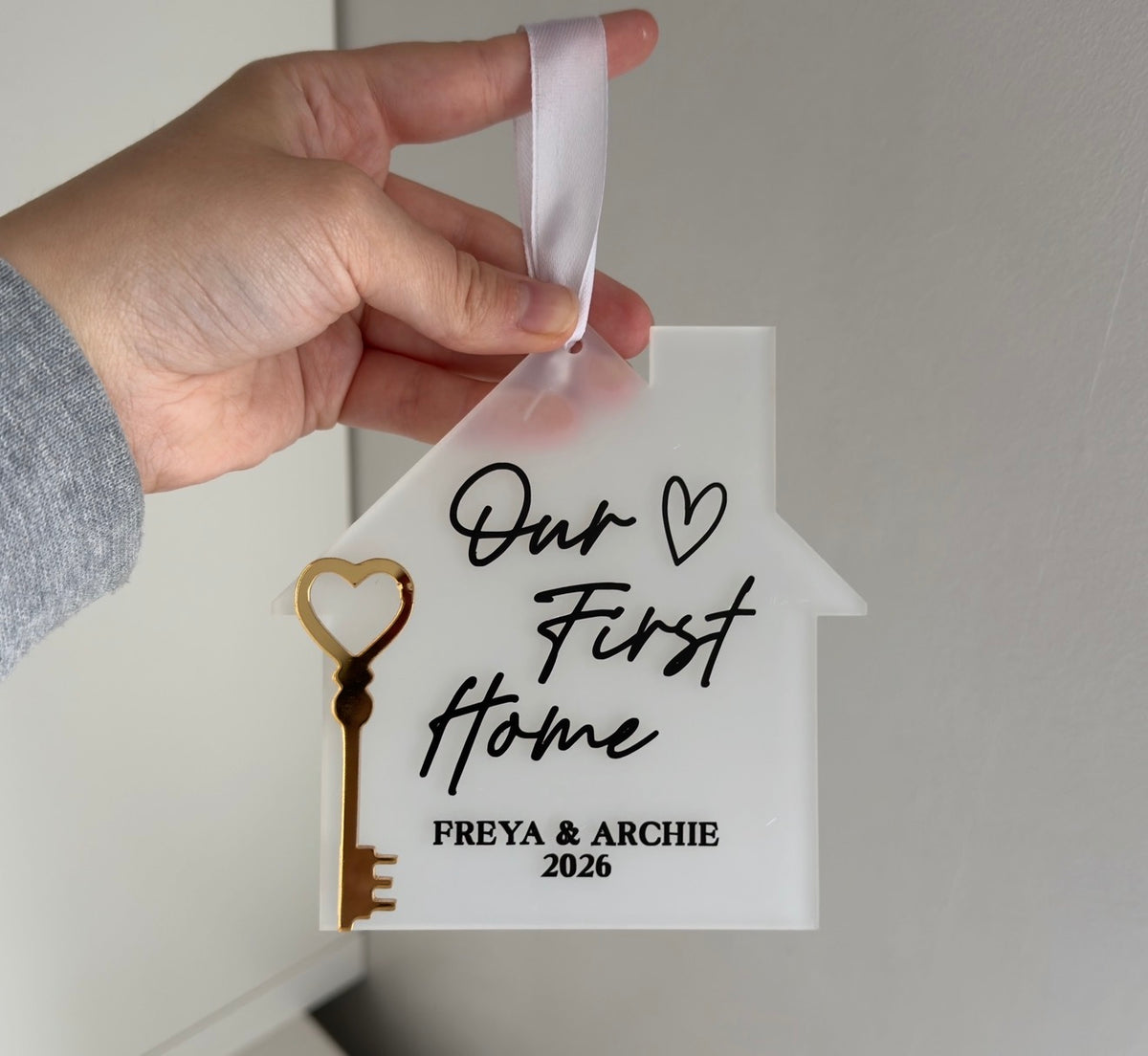 Our first home - hanging decoration