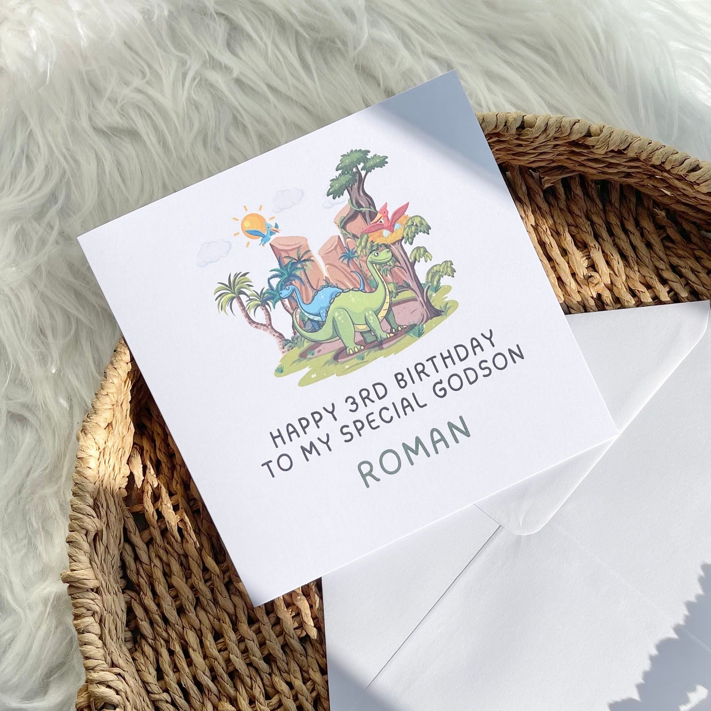 Dino land - Birthday Card