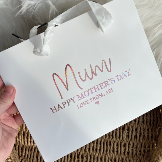 Mother’s Day White gift bag