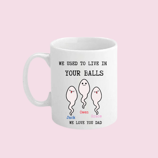 We used to live in your … - Mug