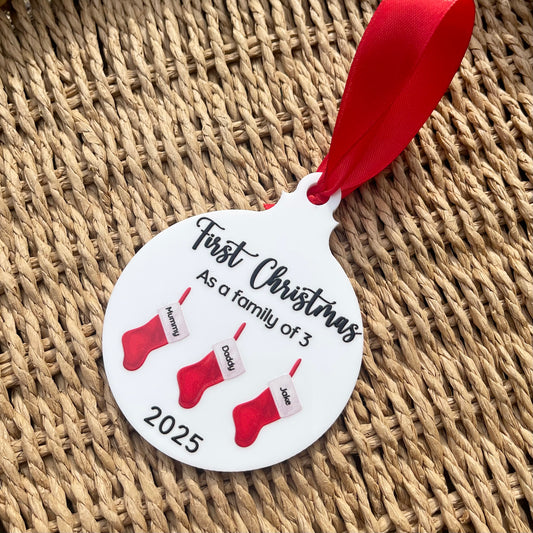 First Christmas as a family of…