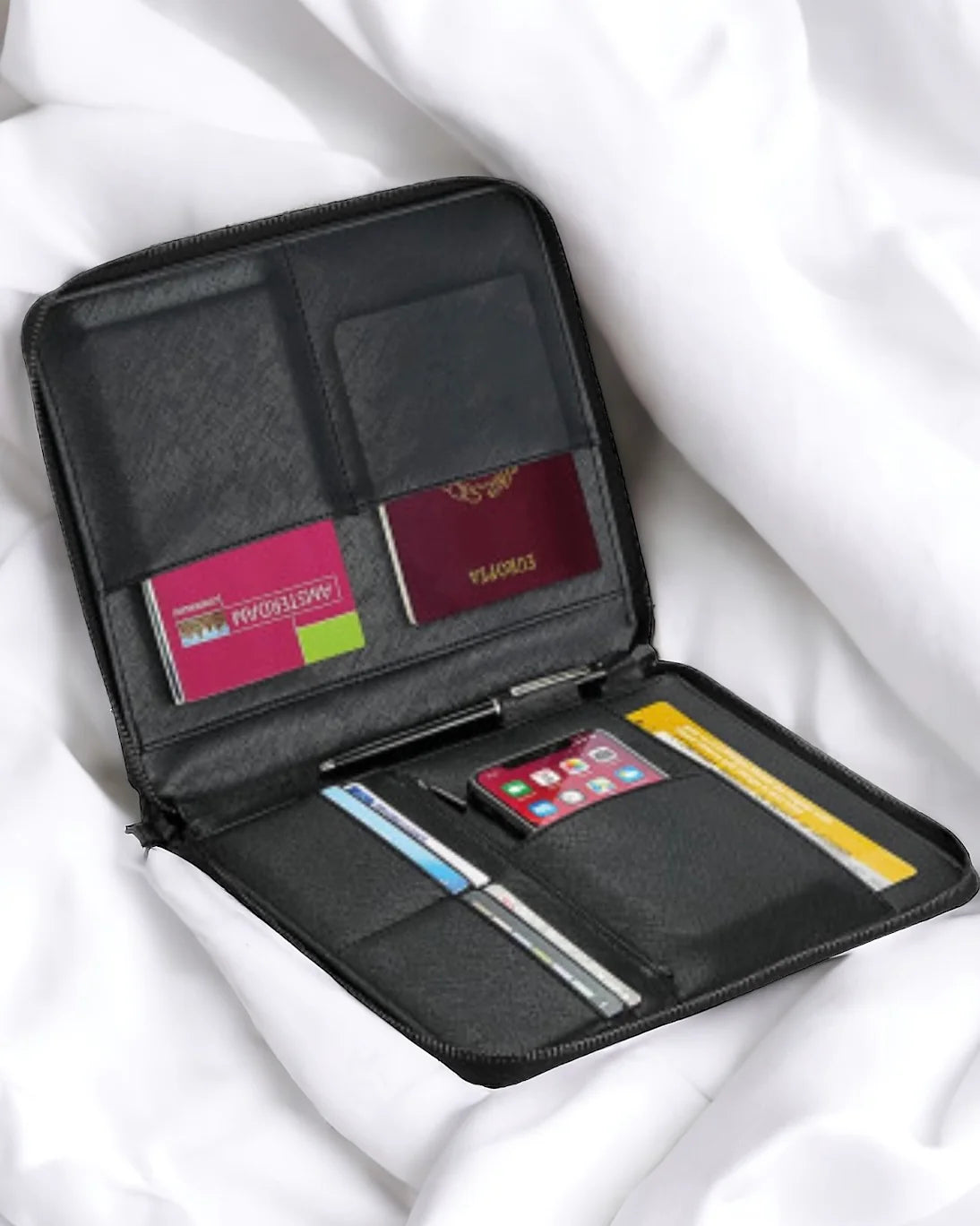 Large travel documents holder