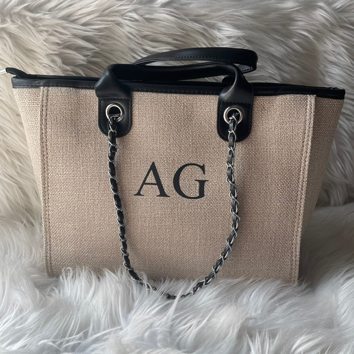 Monogram canvas Tote bag