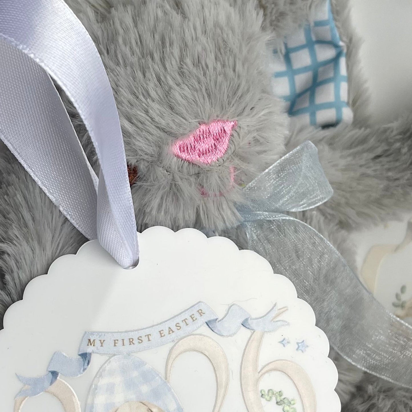 Gingham ear - small bunny