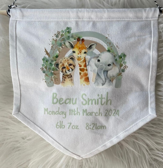 safari theme hanging pennant