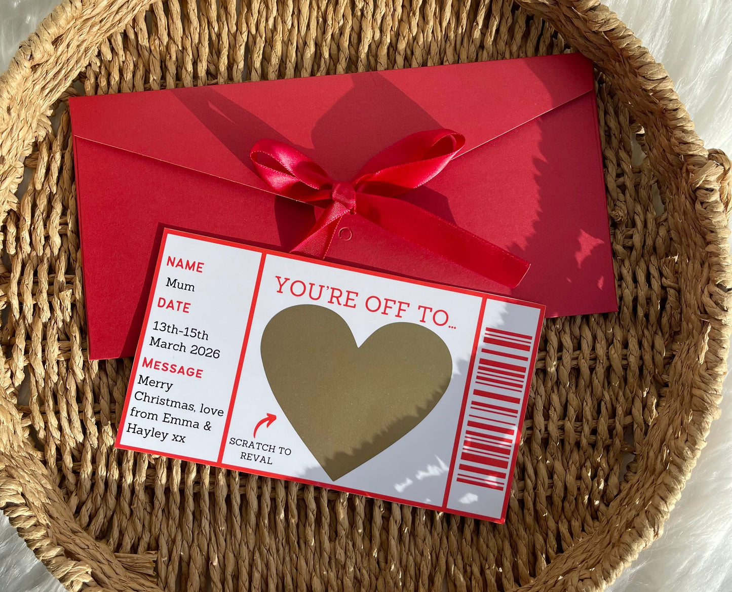 Scratch card (ticket style)