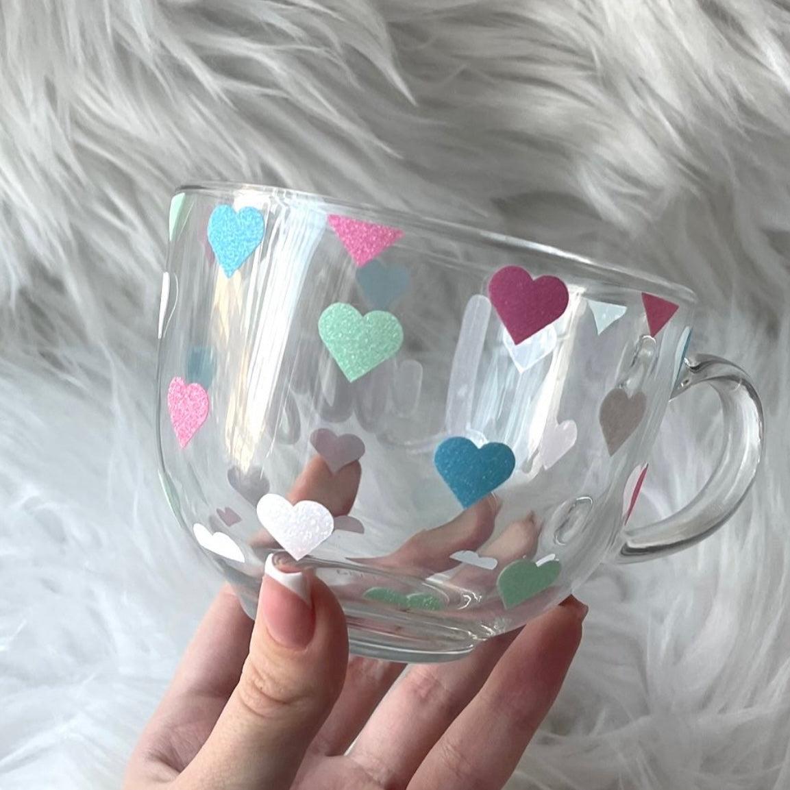 Glitter Heart Mug