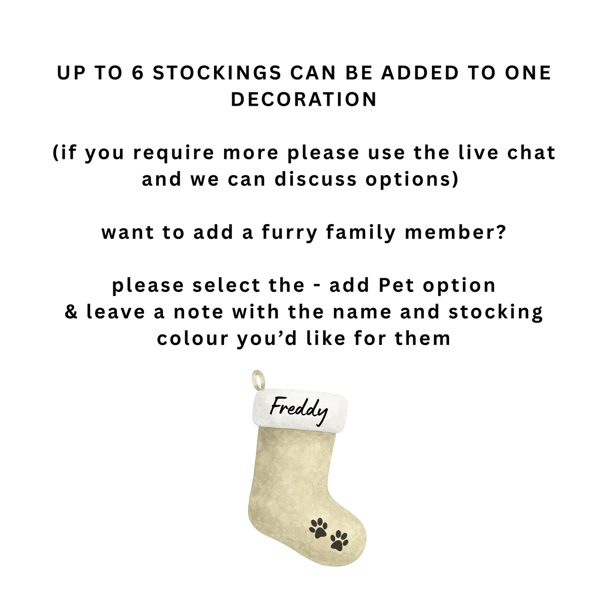 Our first Christmas as a family of… Stocking Tree decoration