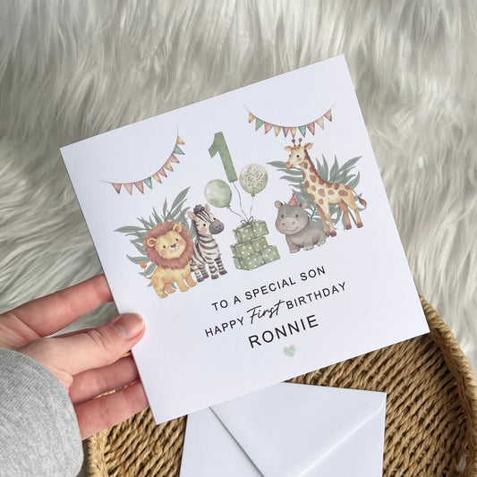 Jungle party - Birthday Card