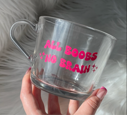 All boobs no brain mug 🧠