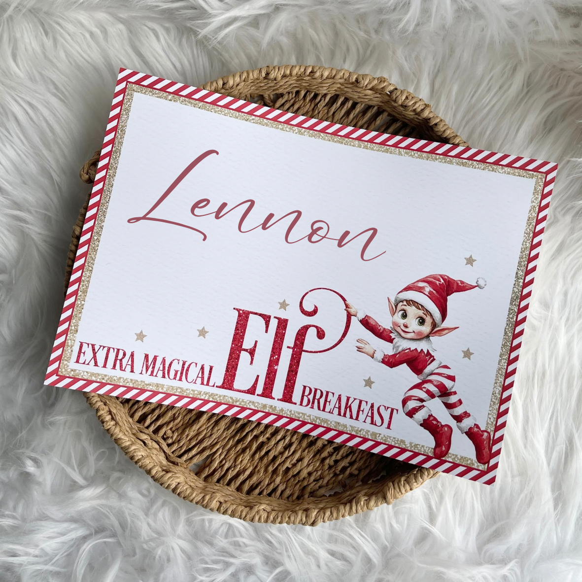 Elf breakfast- Place Mat