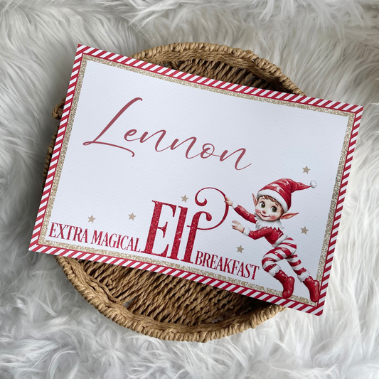 Elf breakfast- Place Mat