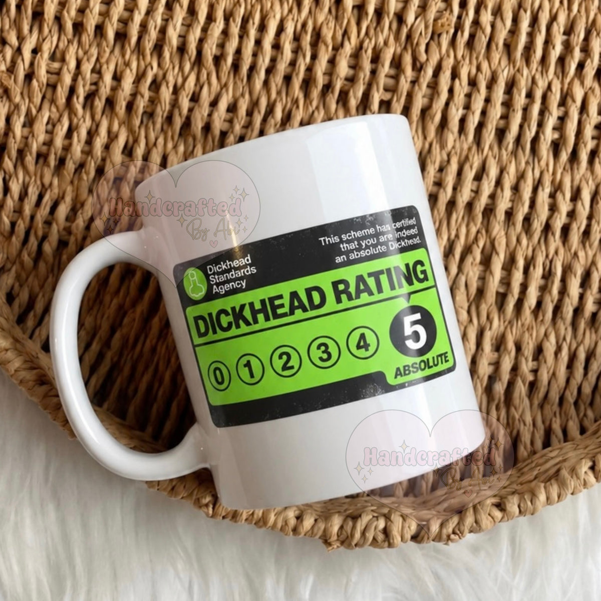 D**khead rating mug
