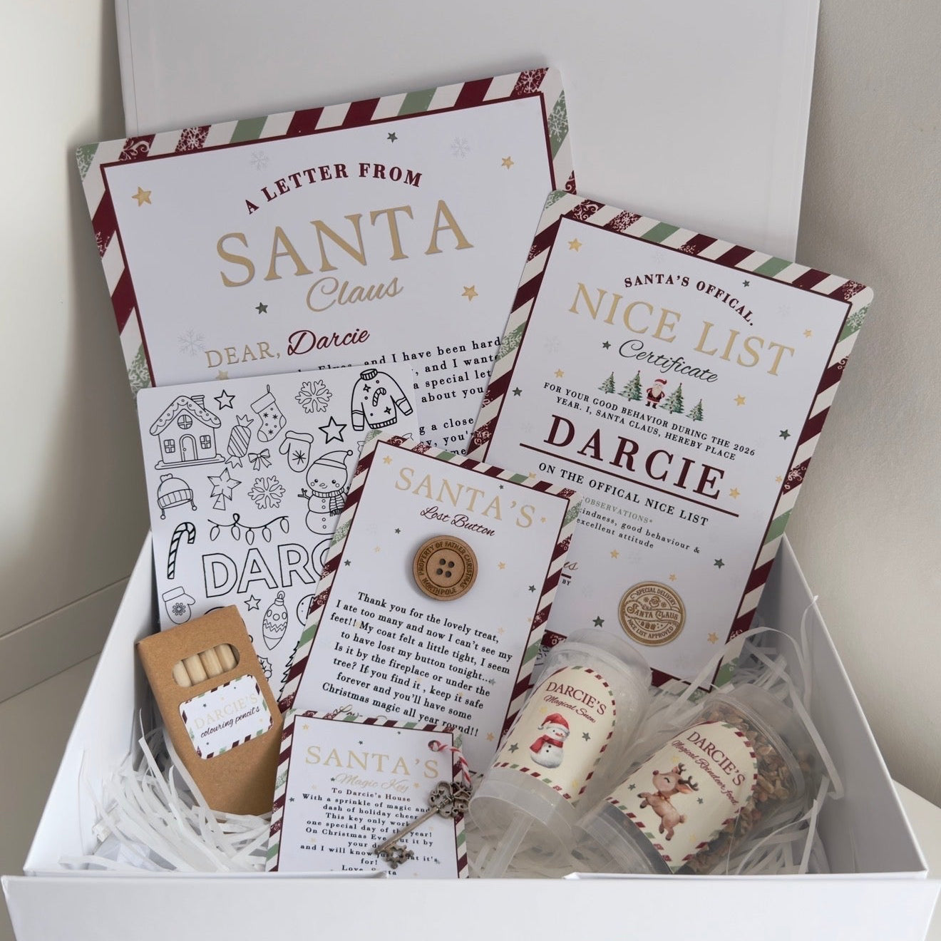 Vintage Christmas - Printed Christmas Eve Set