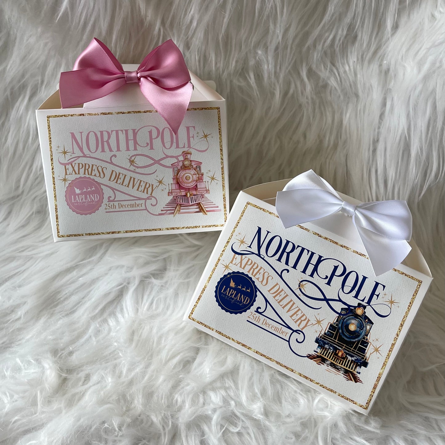 North Pole express treat boxes