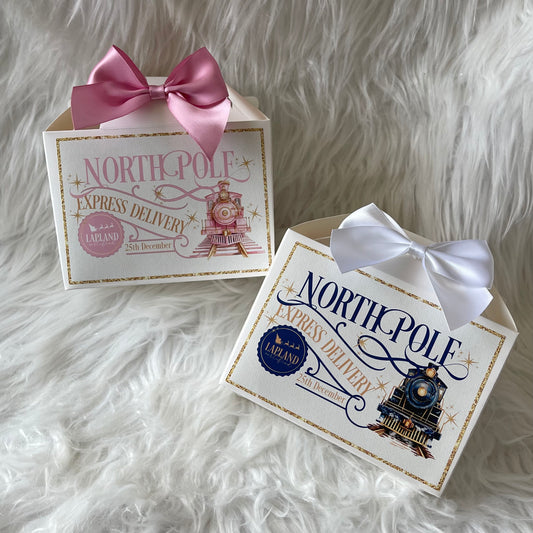 North Pole express treat boxes