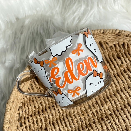 Ghost / Bow Halloween Mug