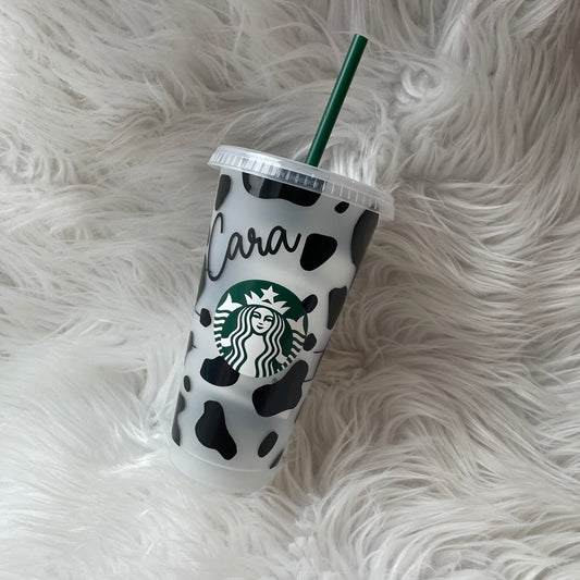 Cow Print Cold cup