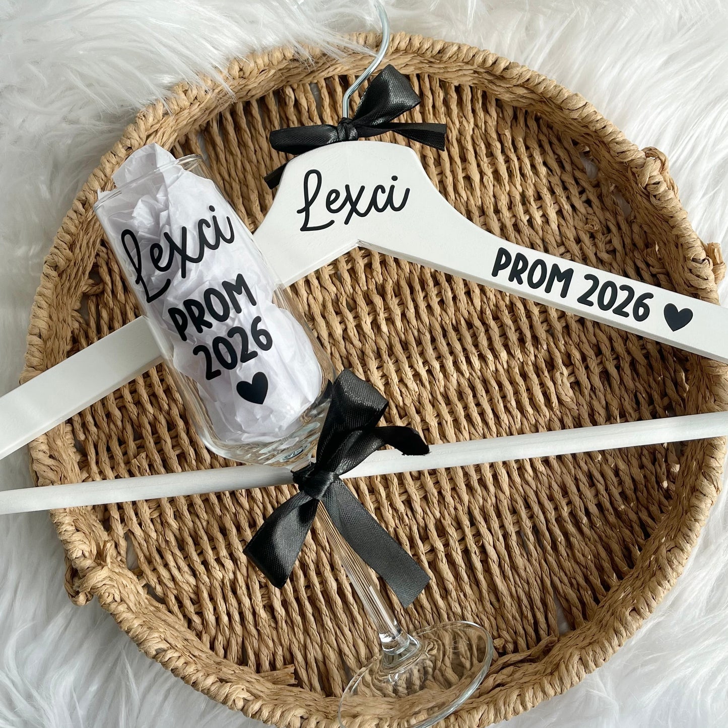 Glass & Hanger Prom set (other colours available)