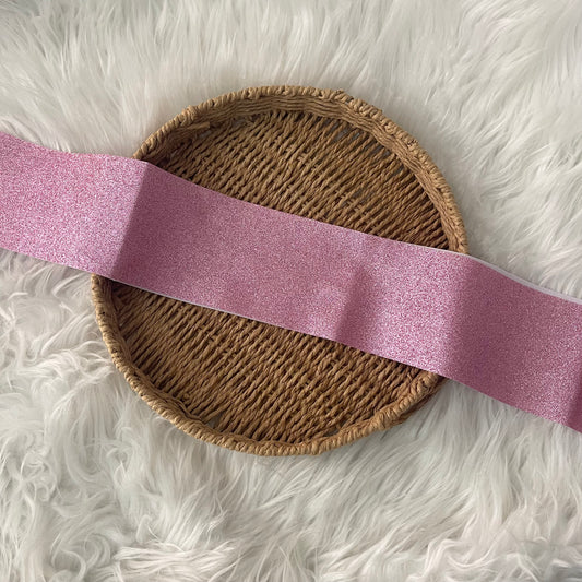 Pink glitter sash