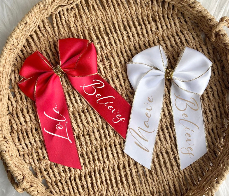 6” ‘Believes’ Hair bow
