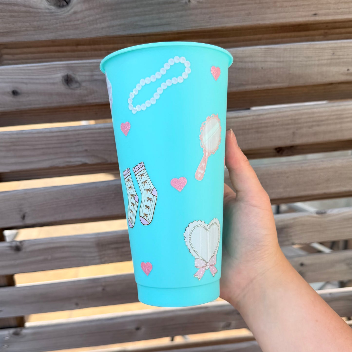 Cosy night in , 24oz cold cup (comes with lid & straw) (Copy)