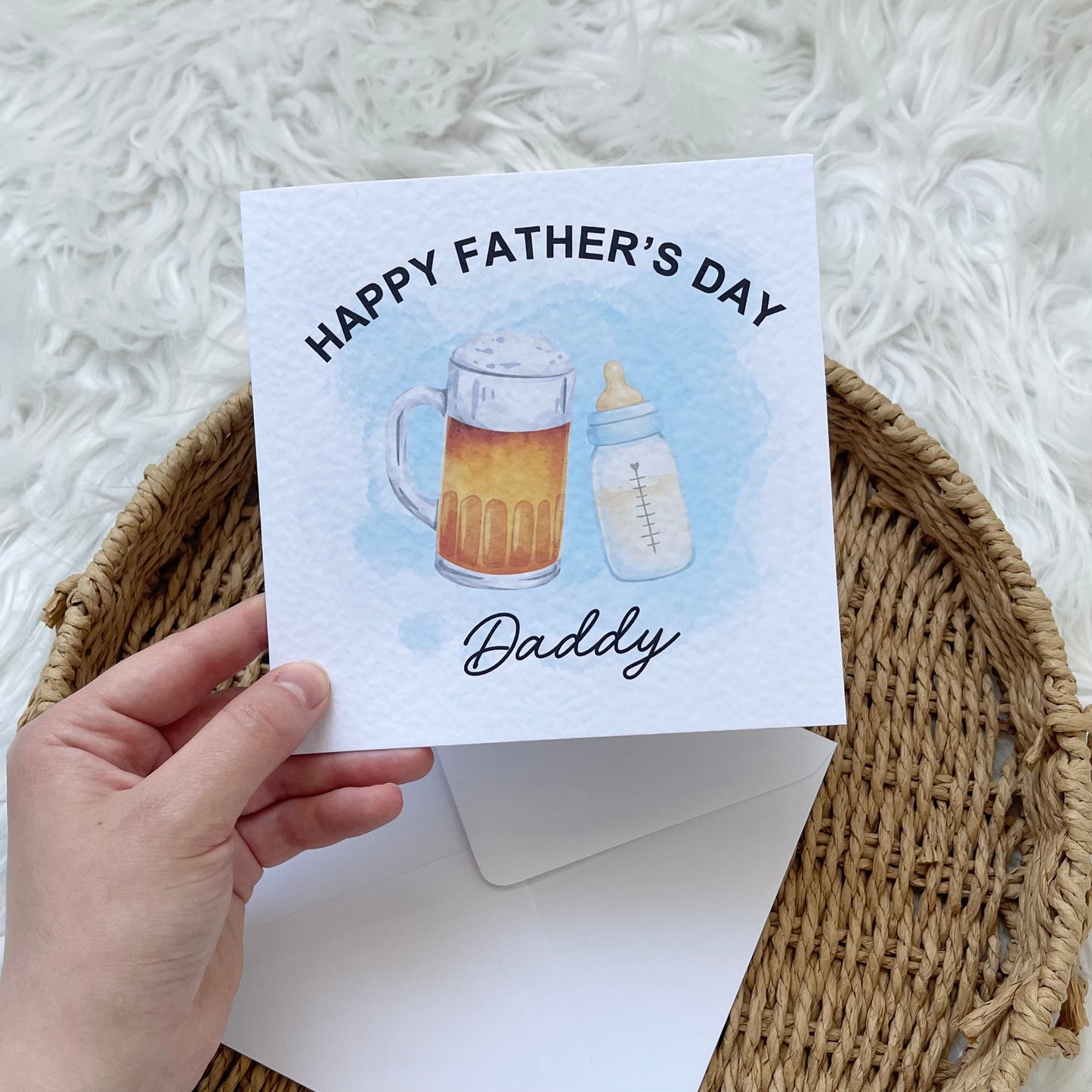 Beer & bottle Father’s Day card