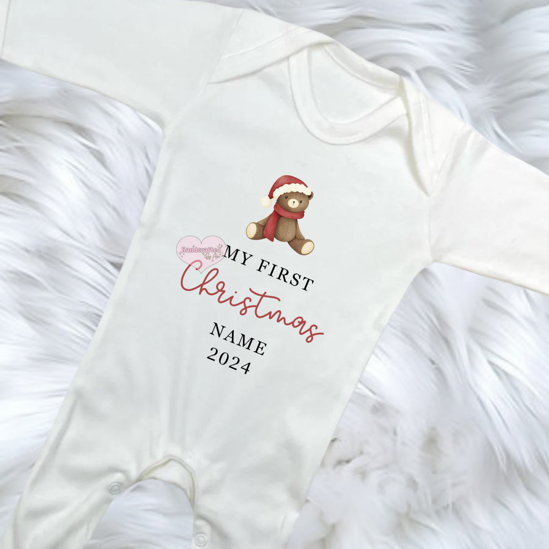 First Christmas Romper