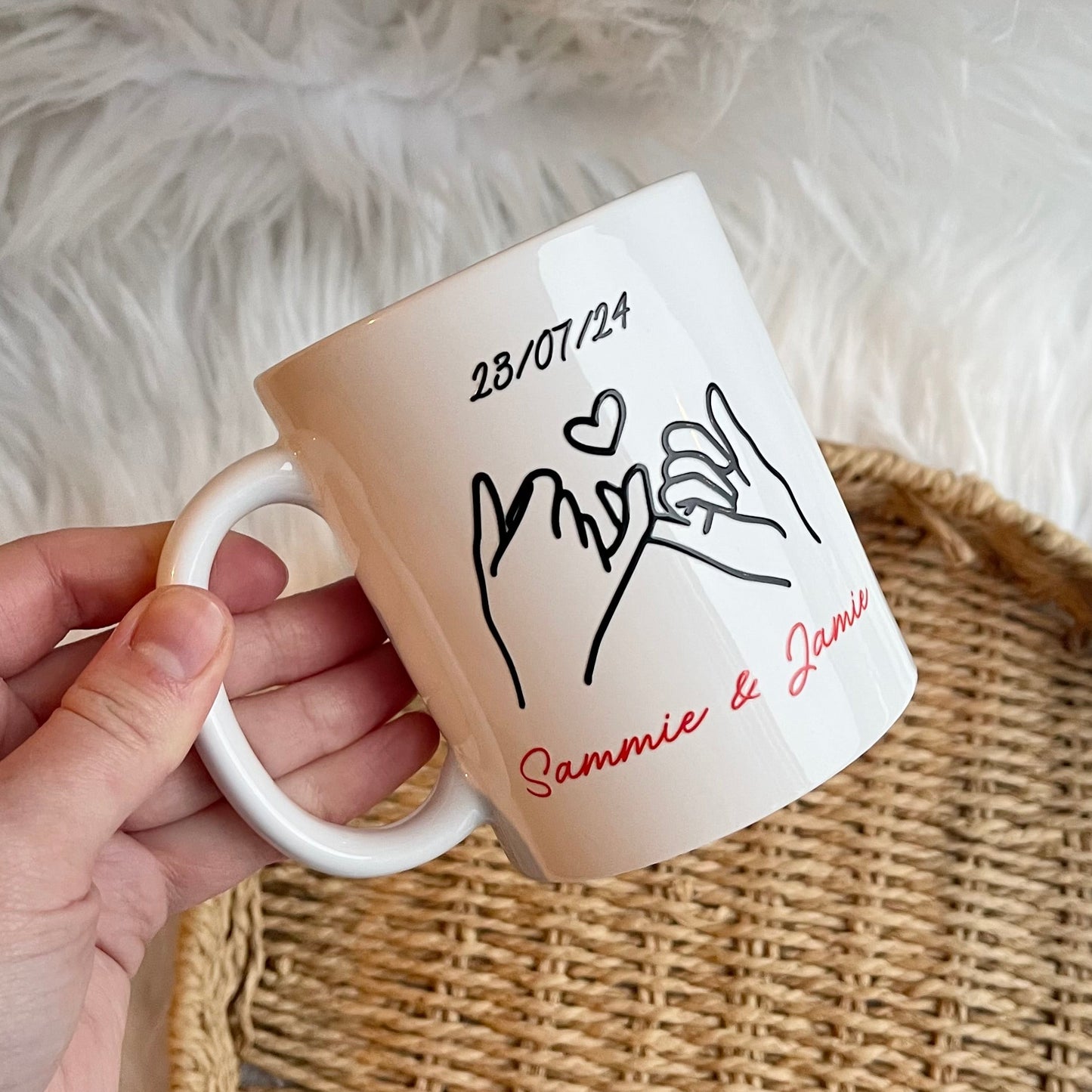 Pinky promise couple - Mug