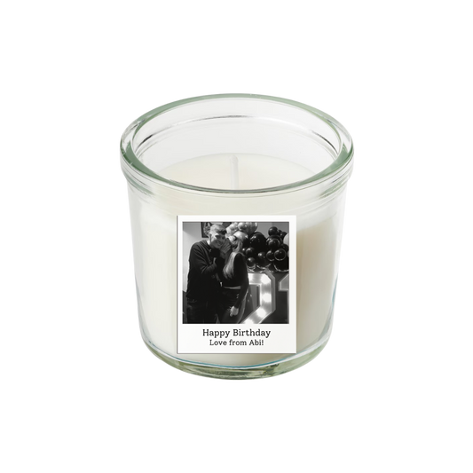 Small Polaroid candle