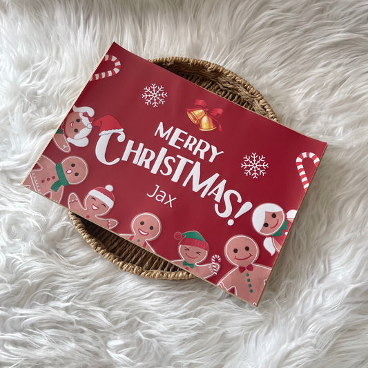 Gingerbread theme PVC placemat