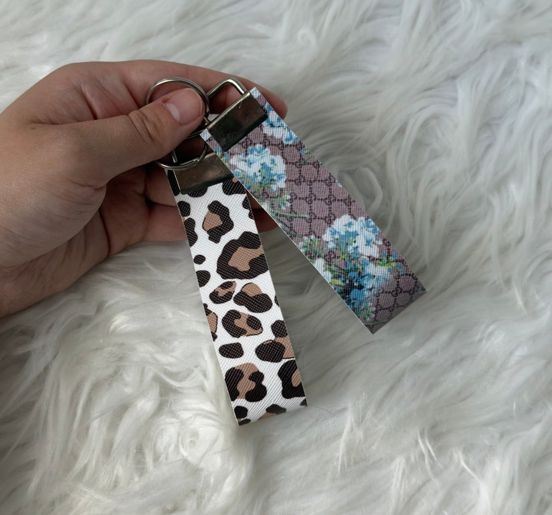 Mystery faux leather key fob / Keyring