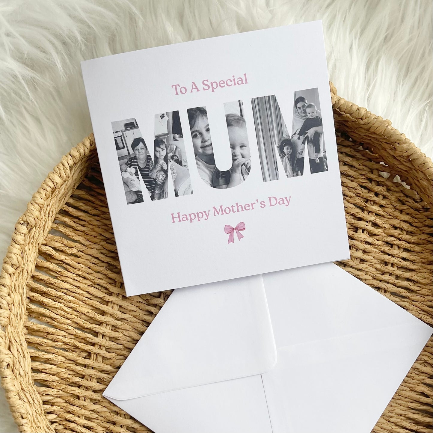 To a Special …. photo word 6” Card