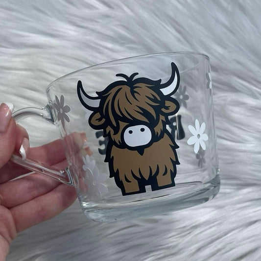 Highland cow mug