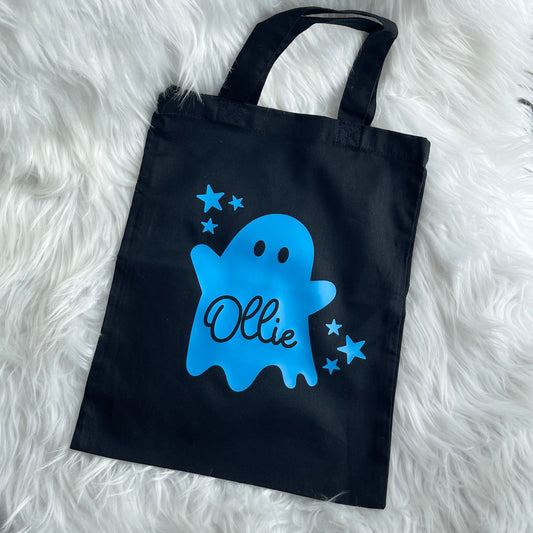 Ghost Trick or Treat tote bag