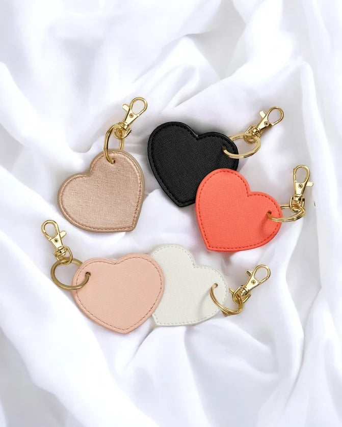 Faux leather keyrings (various shapes)