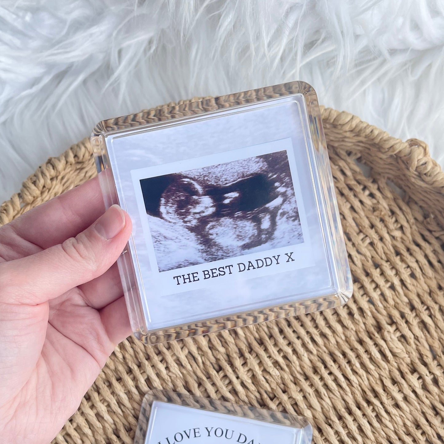Acrylic photo coaster